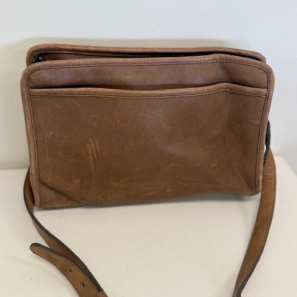 coach leather bag light brown #9834 - Picture 1 of 9
